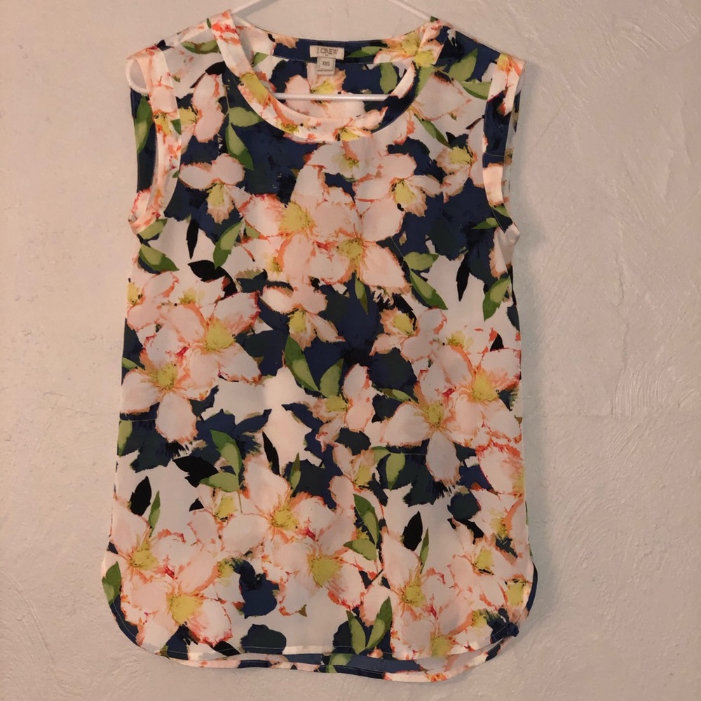 J Crew Floral Shirt